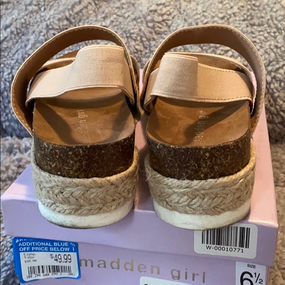 New Madden Girl Cybell Espadrille Wedge SandalSOLD - Picture 4 of 8